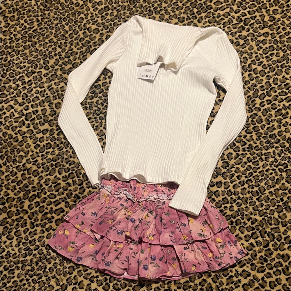 Zara Girls Size 11-12 Bundle Pink/Cream - Picture 4 of 7